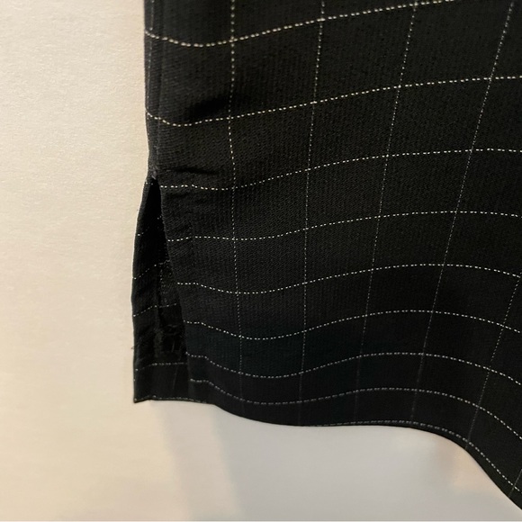 Harold’s Black & White Window Pane Pattern Mini Pencil Skirt Sz 6 - Picture 5 of 9
